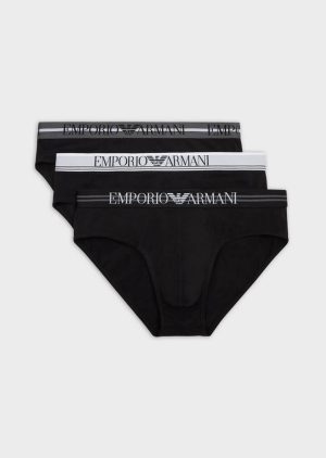 SLIP ARMANI ΑΝΔΡΙΚΟ 3PACK ΡΙΓΕ ΛΑΣΤΙΧΟ