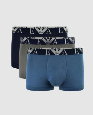 ARMANI BOXER 3PACK ΜΟΝΟΧΡΩΜΑ