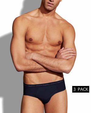 BYBLOS SLIP 3PACK ΜΟΝΟΧΡΩΜΑ