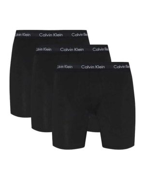 CK BOXER 3PACK ΜΑΚΡΥ ΠΟΔΙ ΜΑΥΡΑ